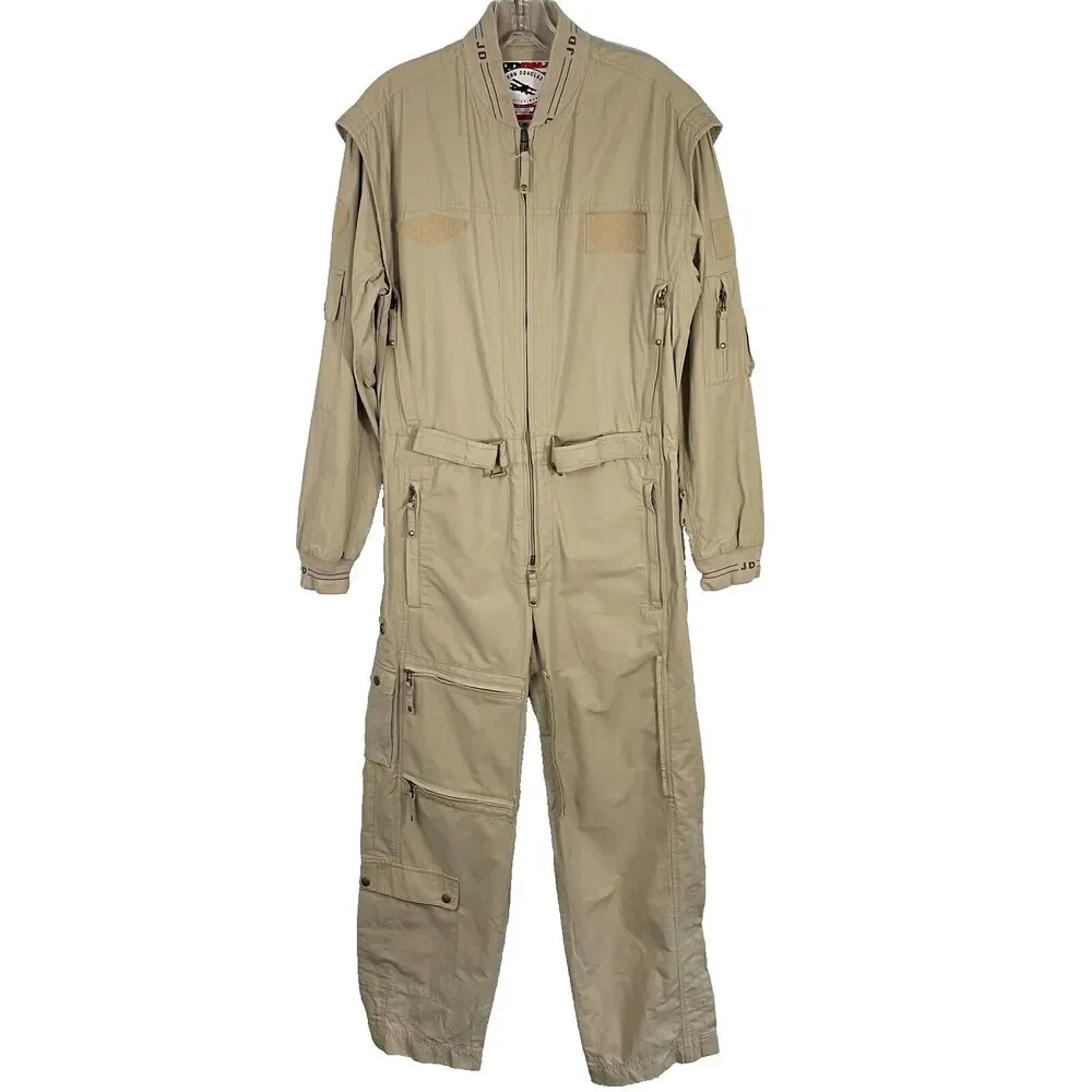 Pro Flight Suits by‎ John Douglas Aviator Khaki Pilots Jumpsuit Pants - Small